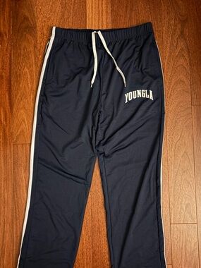 YoungLA Navy Elastic Waist Lounge Pants